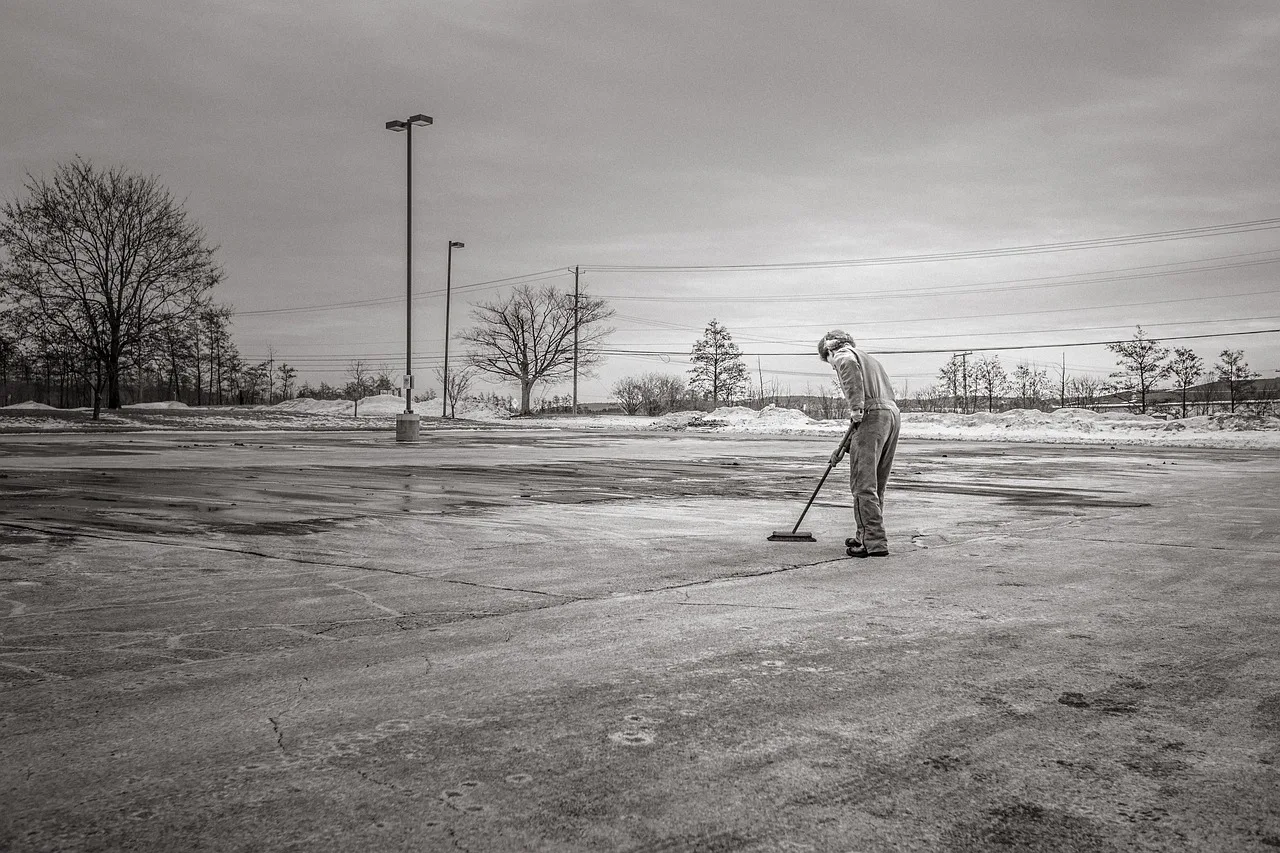 scavenge, sweep, cleaning, man, street, sweeping, broom, concrete, lot, gray clean, sweep, sweep, sweep, sweeping, sweeping, sweeping, sweeping, sweeping, broom, broom. Commercial Cleaning Local SEO: A Verification Checklist