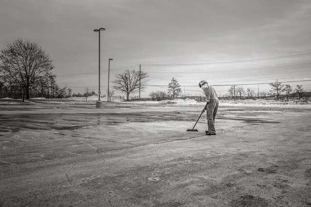 scavenge, sweep, cleaning, man, street, sweeping, broom, concrete, lot, gray clean, sweep, sweep, sweep, sweeping, sweeping, sweeping, sweeping, sweeping, broom, broom. Commercial Cleaning Local SEO: A Verification Checklist